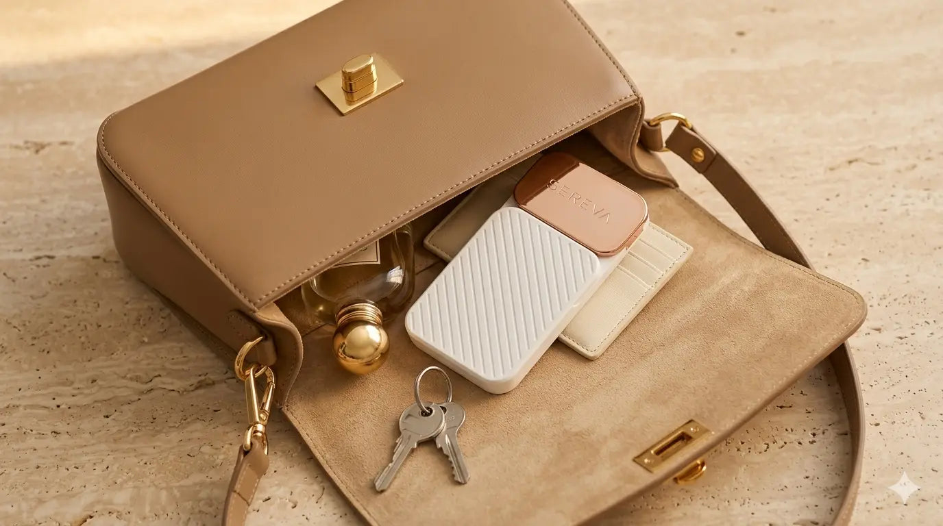 pilulier blanc sereva sac femme 